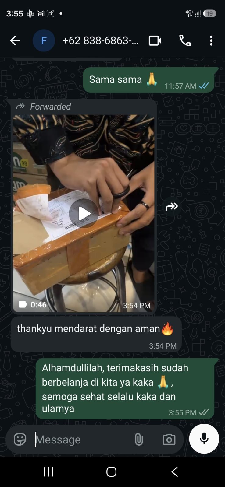 Testimoni pembeli Gold Albert Baby